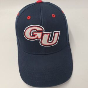 Gonzaga Bulldogs Hat Adjustable Captivating Headwear Blue Red NCAA University